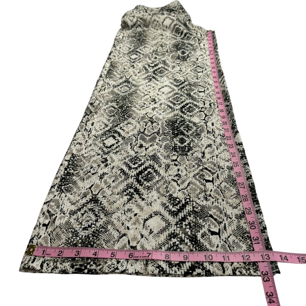 Women's DO+BE Muilticolor Snake Print Side Zip Wide Leg‎ Palazzo Pant sz Large - Picture 7 of 8